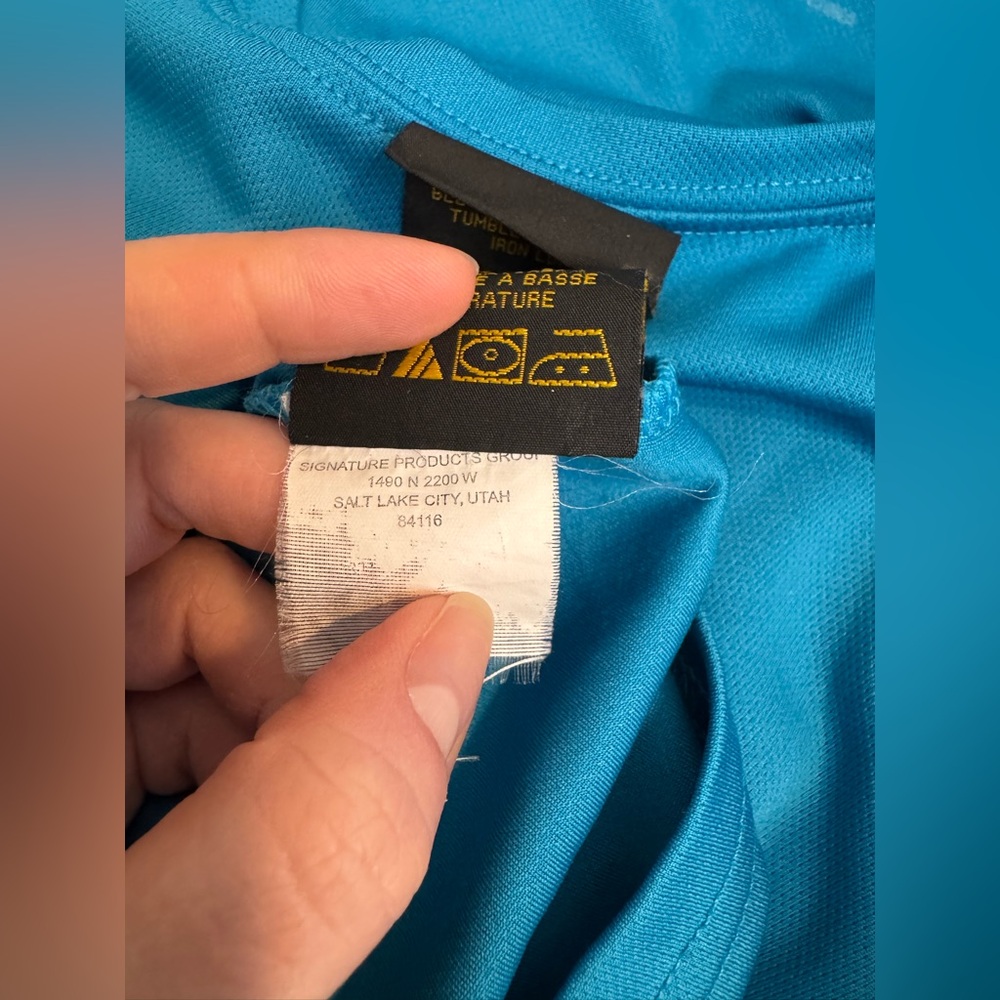 Blue Graphic Men's Shirt browning flawed - Picture 8 of 8